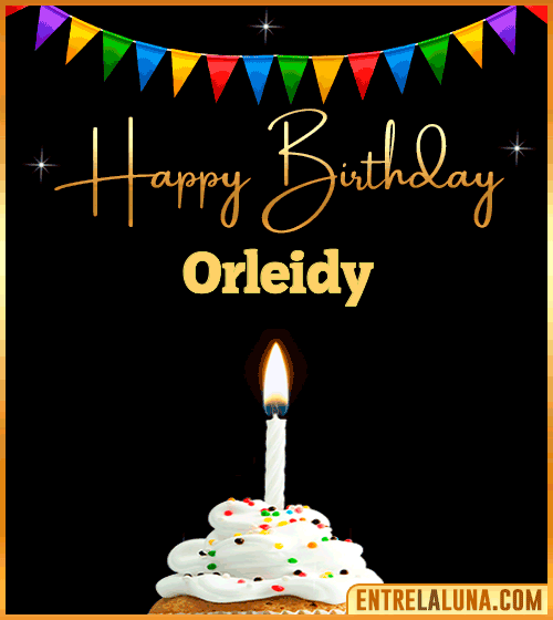 GiF Happy Birthday Orleidy